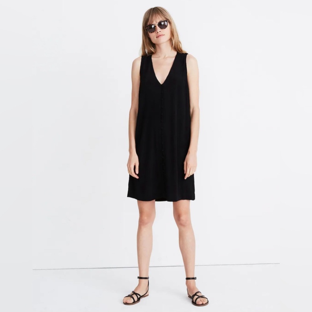 Madewell Heather Button-Front Dress